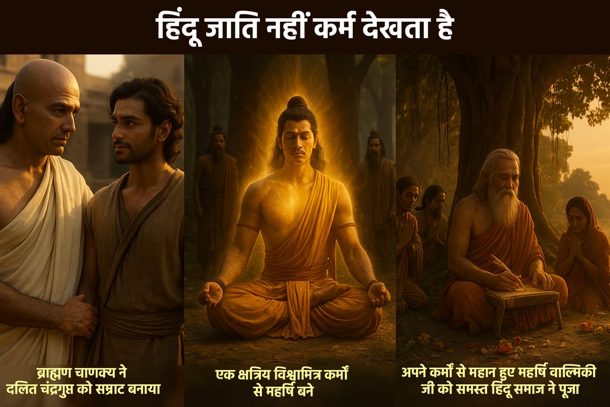 sandeepskybjp's tweet photo. वाल्मीकि, रैदास, कबीर – ये सभी महापुरुष थे, जिनके कर्मों से समाज ने उन्हें संत माना, पूजनीय माना। सपा जैसे दल ऐसे उदाहरणों की चर्चा नहीं करते, क्योंकि उनका एजेंडा समरसता नहीं, संघर्ष है अपराधी और पीड़ित जाति के नाम पर हिंदुओं में दरार – यही उनका लक्ष्य है #एक_रहेंगे_साथ_बढेंगे https://t.co/t2Cp84i6xH