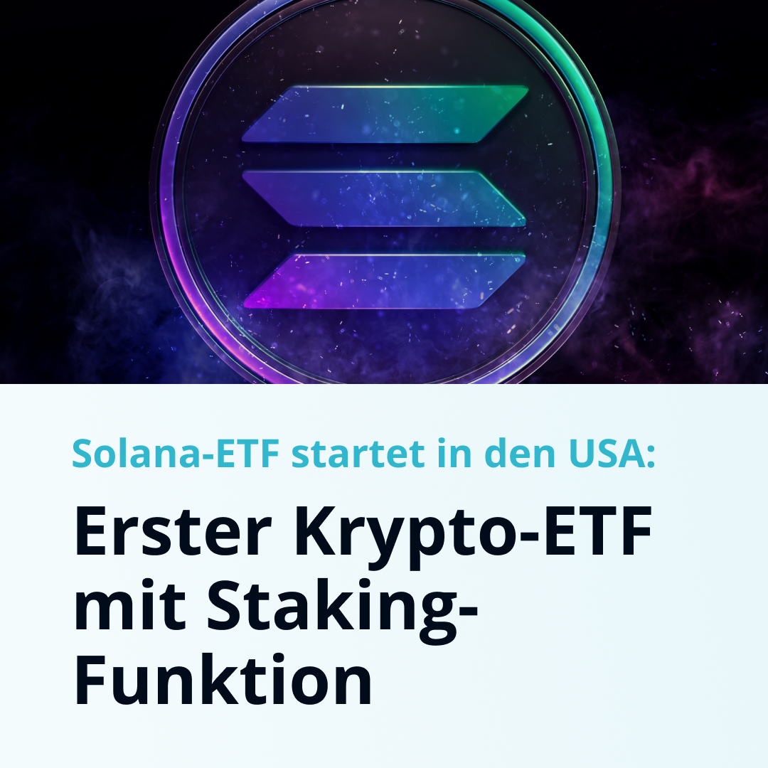Erster Solana-ETF startet heute in den USA! 🚀

Zugleich ist es der allererste Krypto-ETF mit Staking-Funktion. 🇺🇸

Die Einführung ebnet den Weg für breitere Adaption von Kryptowährungen und könnte das Wachstum von Altcoins weiter ankurbeln.

Welcher Krypto-ETF wird als Nächstes