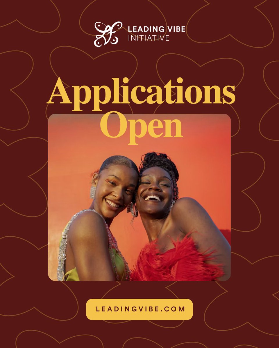 🚨 Your moment starts NOW ✨

Applications for the Leading Vibe Initiative 2025 are officially OPEN.

If you’re a woman in music, based in Nigeria, this is your sign to stop waiting and start creating.

Apply → leadingvibe.com
Deadline: July 13

#LeadingVibeInitiative
