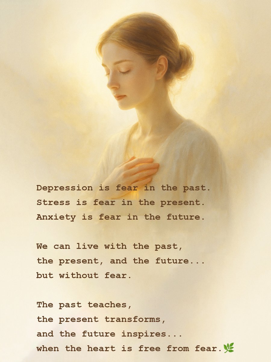 AlcioneAssoc_EN's tweet photo. The past teaches,
the present transforms,
and the future inspires...
when the heart is free from fear. 🌿

#MentalHealth
#HealingJourney
#SpiritualAwakening
#EmotionalWisdom
#LiveWithoutFear
#InnerPeace
#SelfAwareness
#MindfulLiving
#FearlessHeart
#MentalClarity
#PresentMoment https://t.co/4p7UTJByHu