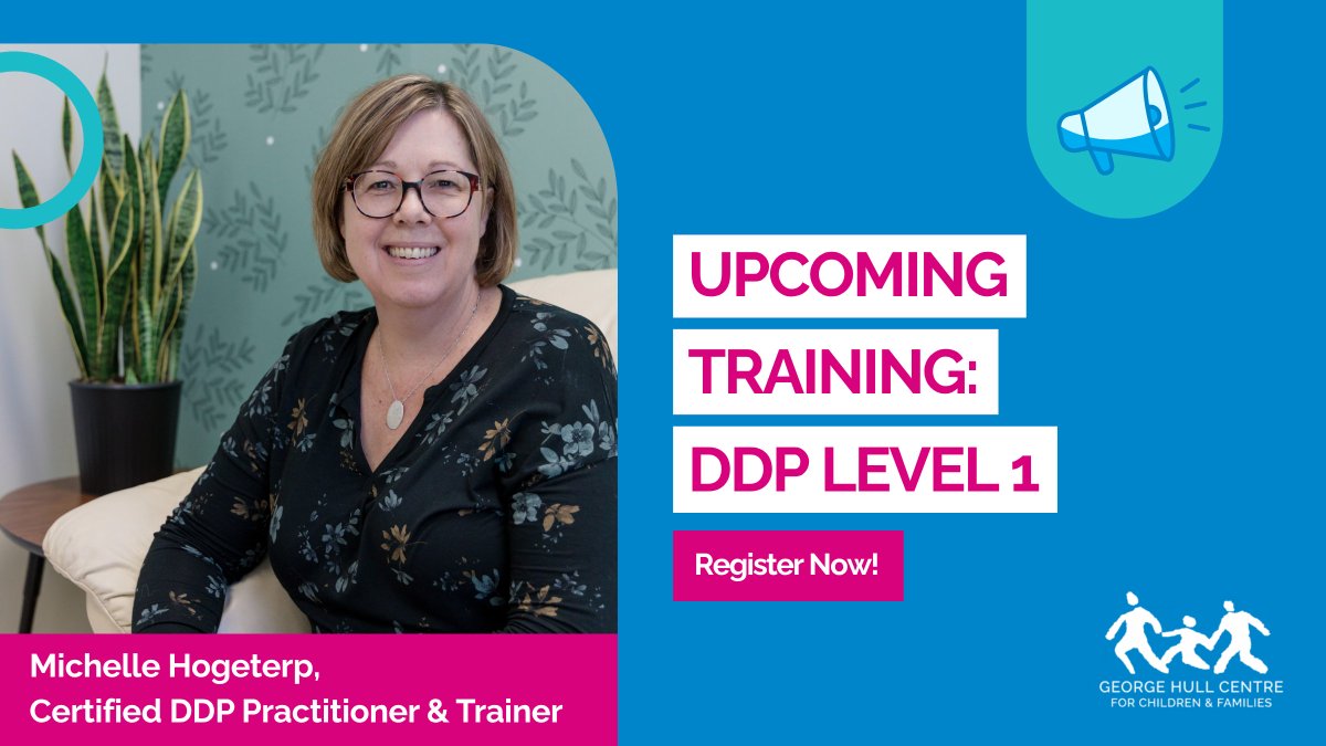 📢 Register now for DDP Level 1 Training
 🗓️ Sept 29–Oct 2, 2025
 📍 George Hull Centre, Etobicoke
 👩‍🏫 Trainer: Michelle Hogeterp
 💰 $1,150 before Aug 30 | $1,450 after
 Attachment-focused. Trauma-informed. In-person.
👉 weblink.donorperfect.com/DDP1Sept2025