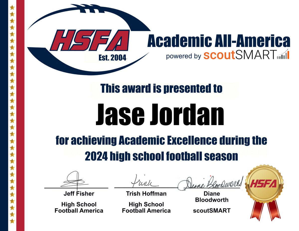 Congrats to High School Football America 2024 Academic All-Americans Antwann Hill Jr. &amp; Jase Jordan of Houston County HS (Georgia) #playfootball <a href="/Jasejordan11/">Jase jordan</a> <a href="/antwann_jr/">Antwann Hill Jr.</a> <a href="/BearDownHOCO/">HOCO FOOTBALL</a>
