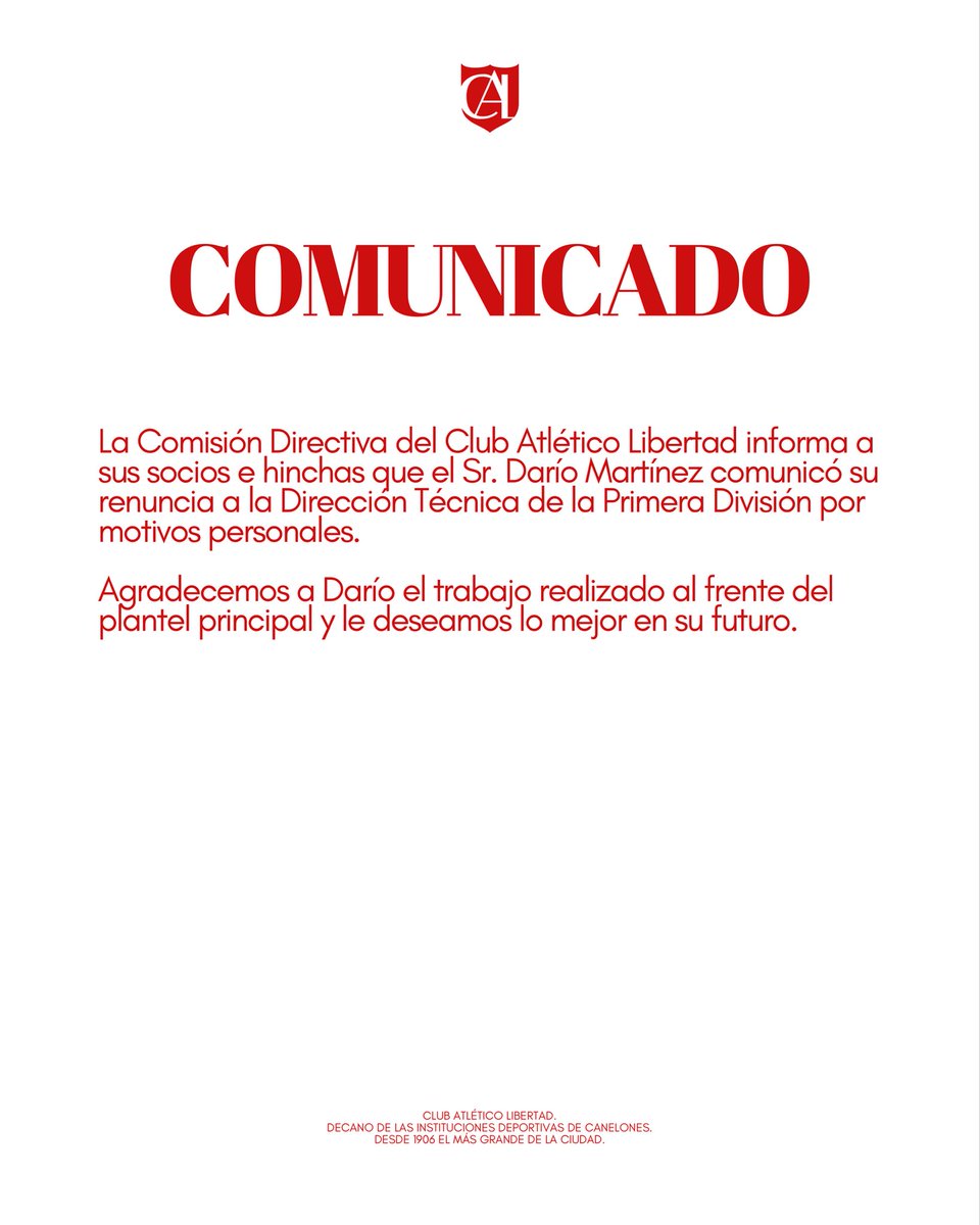 𝐂𝐨𝐦𝐮𝐧𝐢𝐜𝐚𝐝𝐨: Darío Martínez.