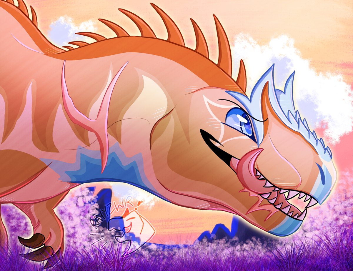 rayyzwr's tweet image. Second friendly fire on @Gatorsaur !!
An Allosaurus is on the hunt…