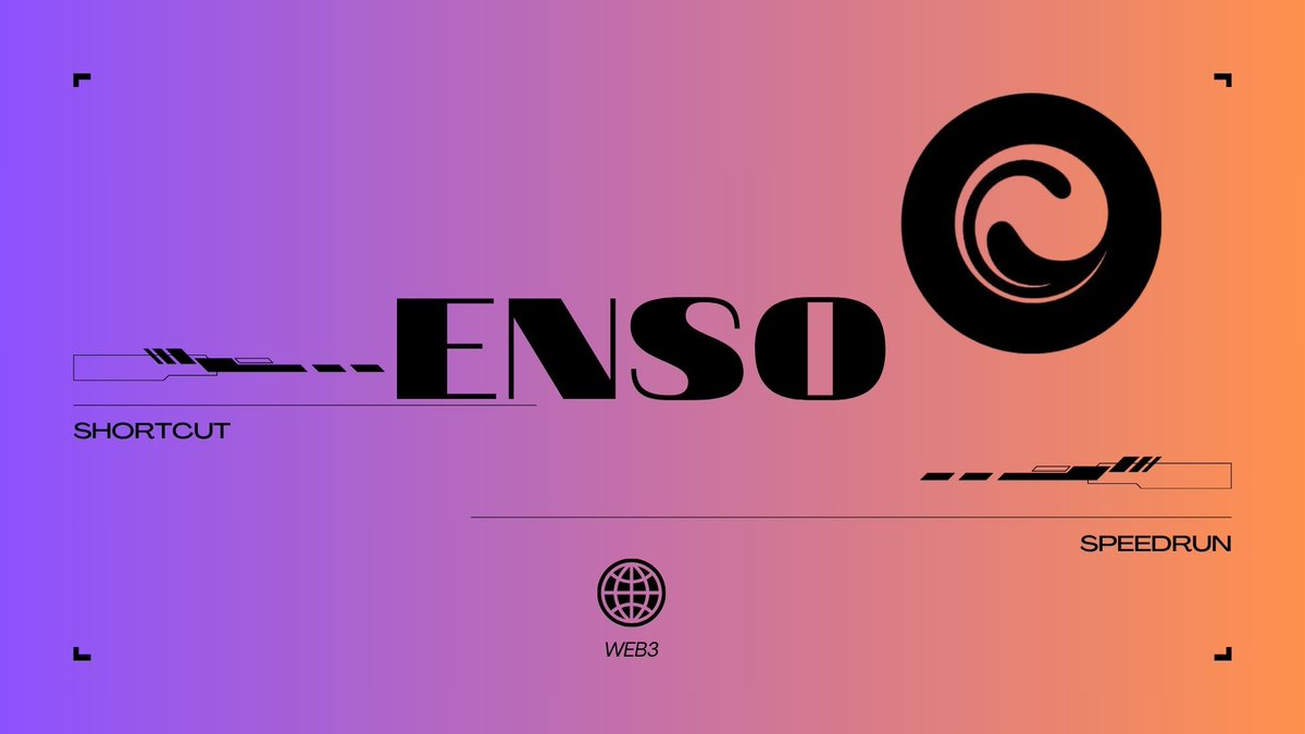 g1thunter's tweet photo. Gm everyone! ๐ Today I want to share my thoughts on @EnsoBuild and their incentivized campaign, Speedrun. This will be interesting for all Web3 participants, letโs begin ๐งต
#Enso #ShortcutSpeedrun #Web3 #Blockchain https://t.co/PS1gCiBd1a