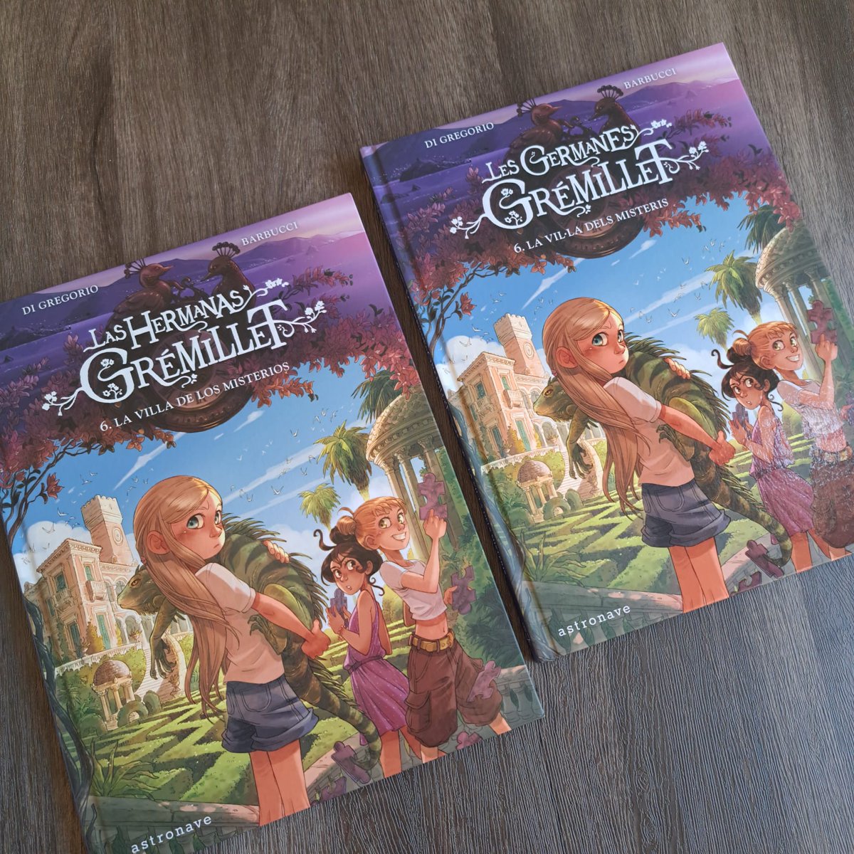 ¡Vaya chupinazo de novedades astronómicas! 😀

Hoy llegan a librerías nuestras joyitas para julio. 

Unos cómics y libros📚pensados para disfrutar del verano.

🐢ARMELLE Y MIRKO
🧜‍♀️ JANE Y LA SIRENA
✨LAS HERMANAS GRÉMILLET 6

🚀Más info 👉 editorialastronave.com