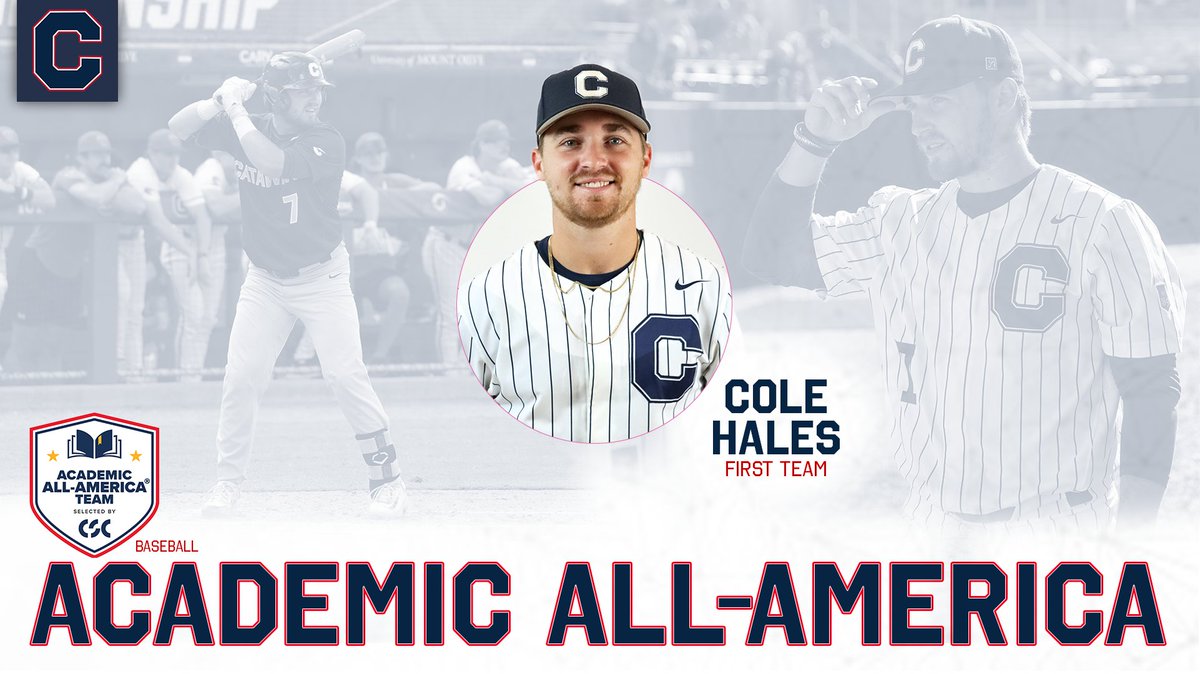 Catawba College Athletics (@catawbaindians) on Twitter photo Cole Hales is a <a href="/CollSportsComm/">College Sports Communicators</a> Academic All-American!
Release | bit.ly/4nlOr54
#BeYourOwnHero | #CatawbaCulture Cole Hales is a <a href="/CollSportsComm/">College Sports Communicators</a> Academic All-American!
Release | bit.ly/4nlOr54
#BeYourOwnHero | #CatawbaCulture