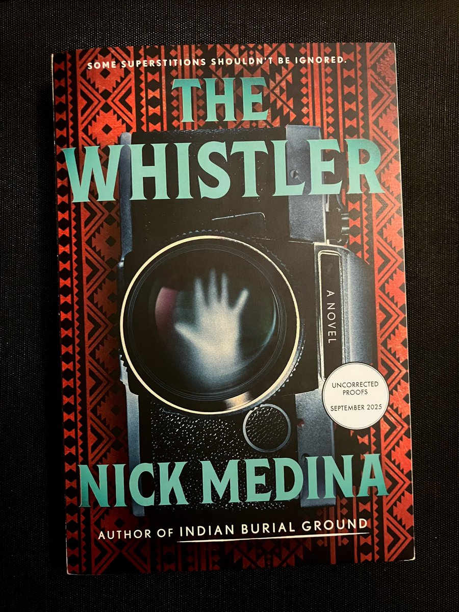 MedinaNick's tweet image. Heard a whistle from my mailbox and found this inside. Looks great. @BerkleyPub killed it with the design. Can’t wait for you to see it for yourself.
THE WHISTLER arrives September 16th!
Preorder 🙏: penguinrandomhouse.com/books/773236/t…
#NewBook #booktwt #HorrorCommunity #horrorbook