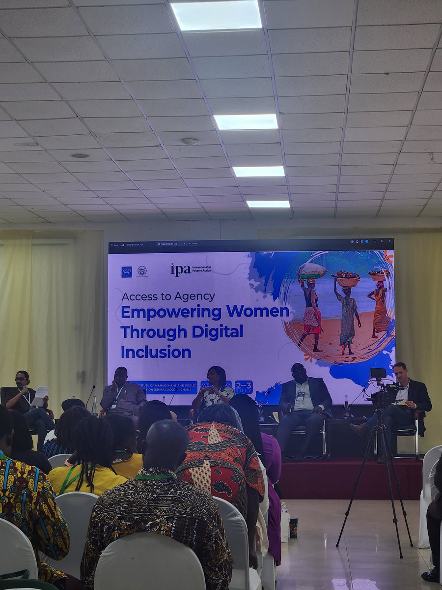 We’re back from lunch and diving into a powerful panel discussion:
🔍 From Measurement to Impact

How can we translate evidence into meaningful change for women’s lives?
🎥 Join us LIVE: youtube.com/live/NcUPck-U2…