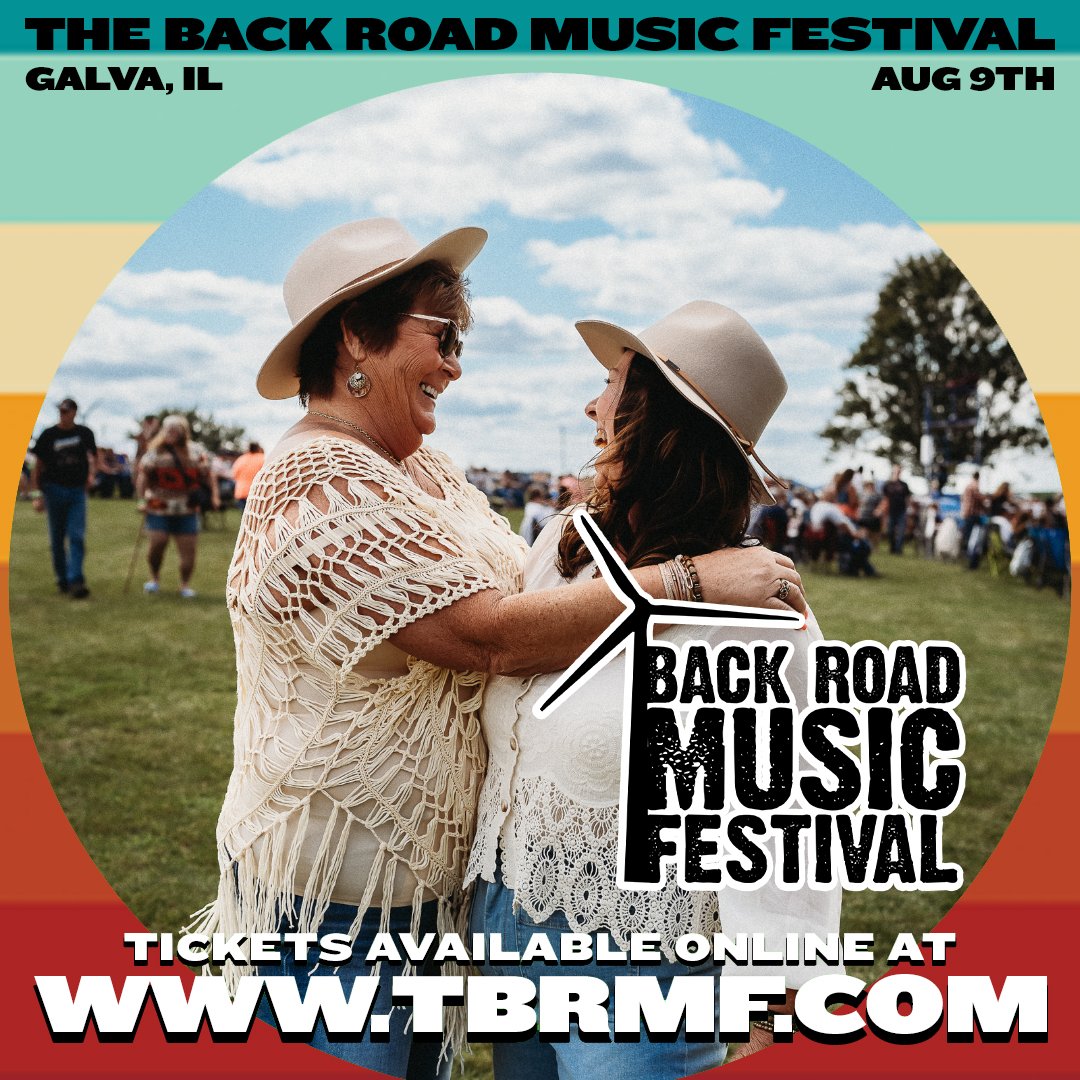 tbrmf's tweet photo. 🎸 Ready for the ultimate country music experience?
The Back Road Music Festival is coming to Galva, IL on Saturday, August 10!
One day. One stage. Nonstop country hits.

🎟️ Learn more: https://t.co/Mkg8GZeiIh
#BackRoadMusicFestival #CountryConcert #GalvaIL https://t.co/pucSF6KInP