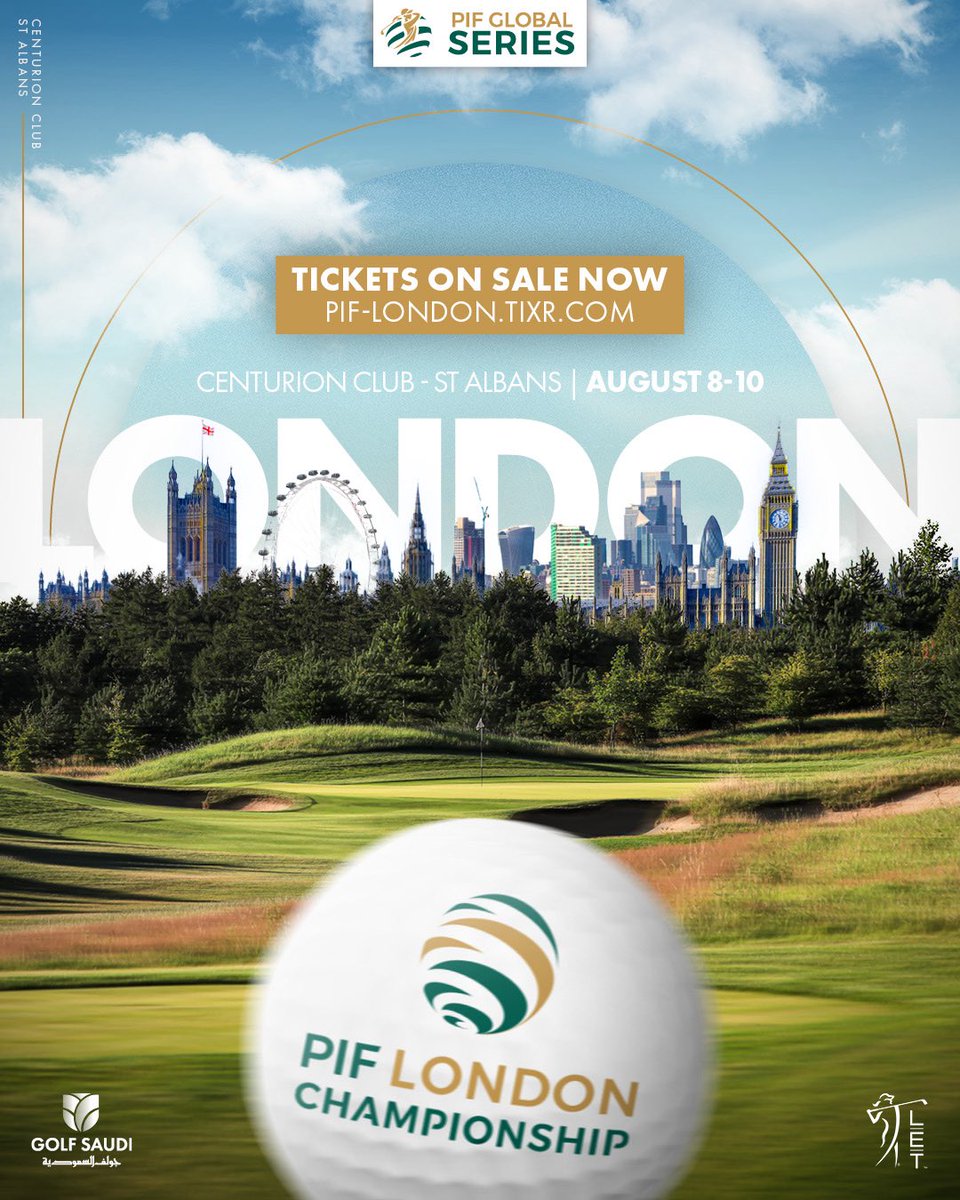 PIF Global Series is coming to London this August.

Tickets now available, 🔗 in the bio

#PIFGlobalSeries