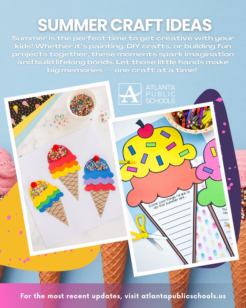 apsupdate's tweet image. 🎨☀️ Summer is the perfect time to get creative with your kids! Whether it’s painting, DIY crafts, or building fun projects together, these moments spark imagination and build lifelong bonds. Let those little hands make big memories — one craft at a time! 🖌️💛 #SummerCrafts…