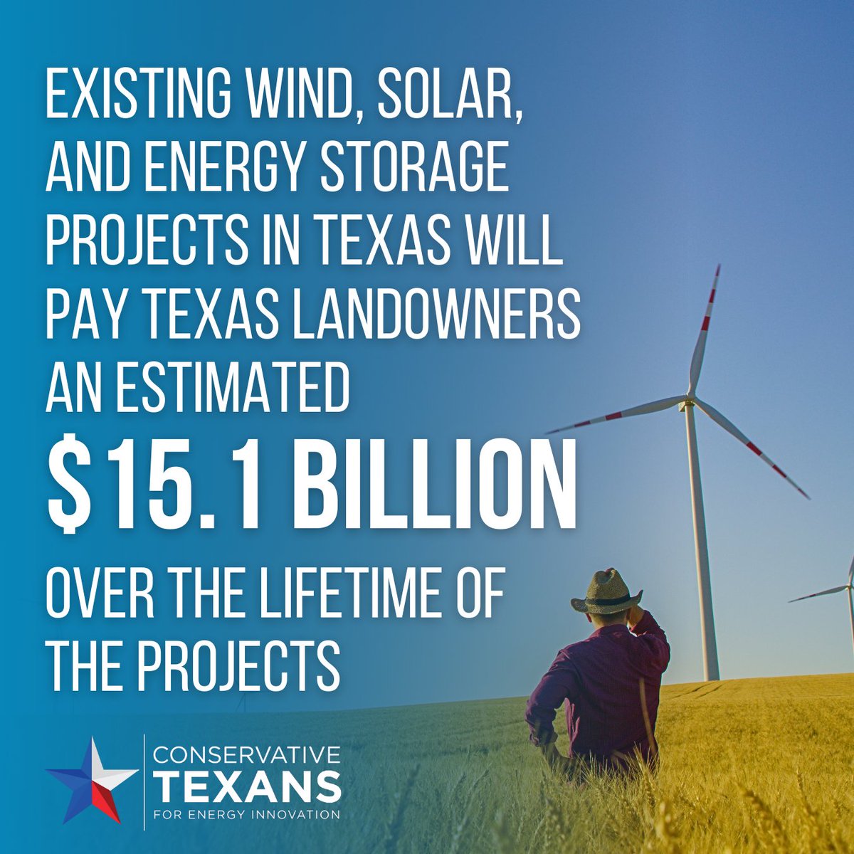 cnsrvtxns4nrg's tweet image. Texas landowners are expected to receive $15.1 billion in payments over the lifetime of existing wind, solar and energy storage projects. shorturl.at/0fmwC