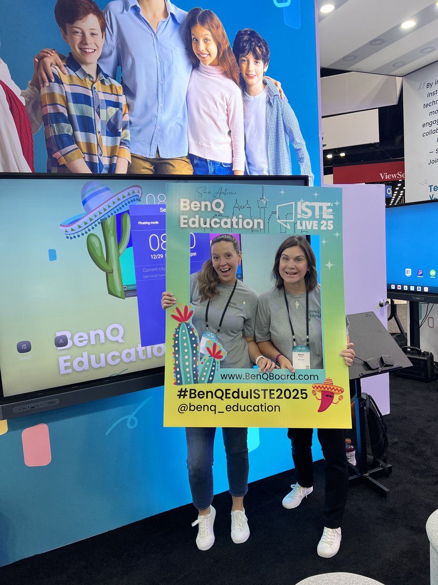 Last Day for #ISTELive25 ! Come say hi and win a panel! #benqboard