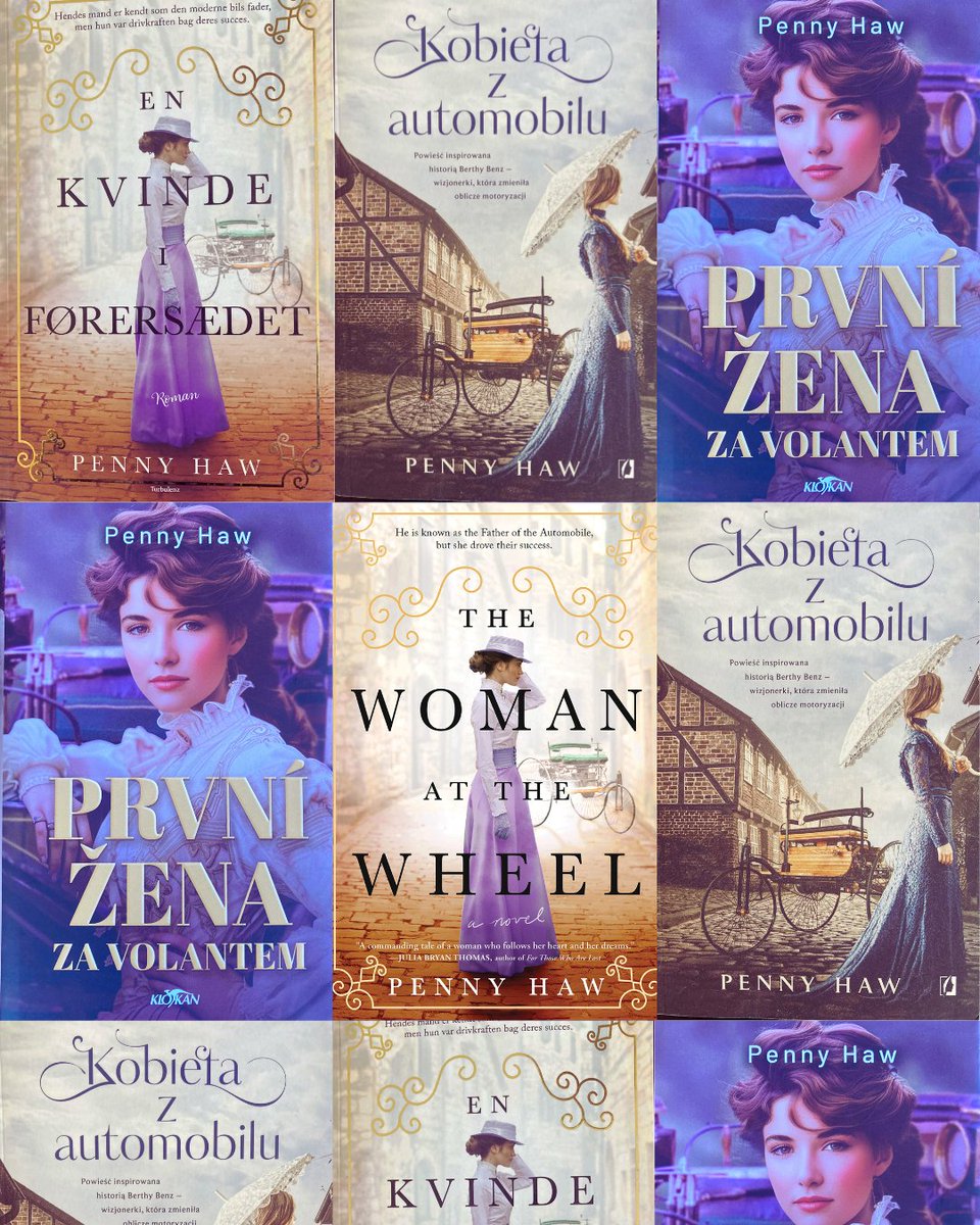 The Woman at the Wheel in Danish, Czech, Polish and, of course, English. The Author of the Book? Incredulous.

#HistoricalFiction