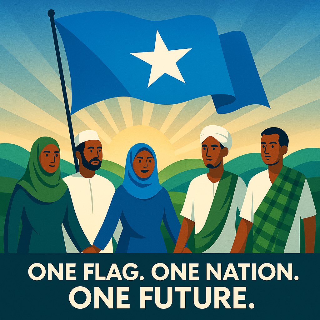 cabdullaahimo's tweet photo. The dream of 1960 was not just about independence — it was about bringing Somalis together from every corner of the Horn of Africa. 
Let’s not allow division, tribalism, or foreign influence to destroy what our forefathers built. Let’s fulfill their dreams 
#SomaliUnity #Midnimo https://t.co/QH8WfU1wk8