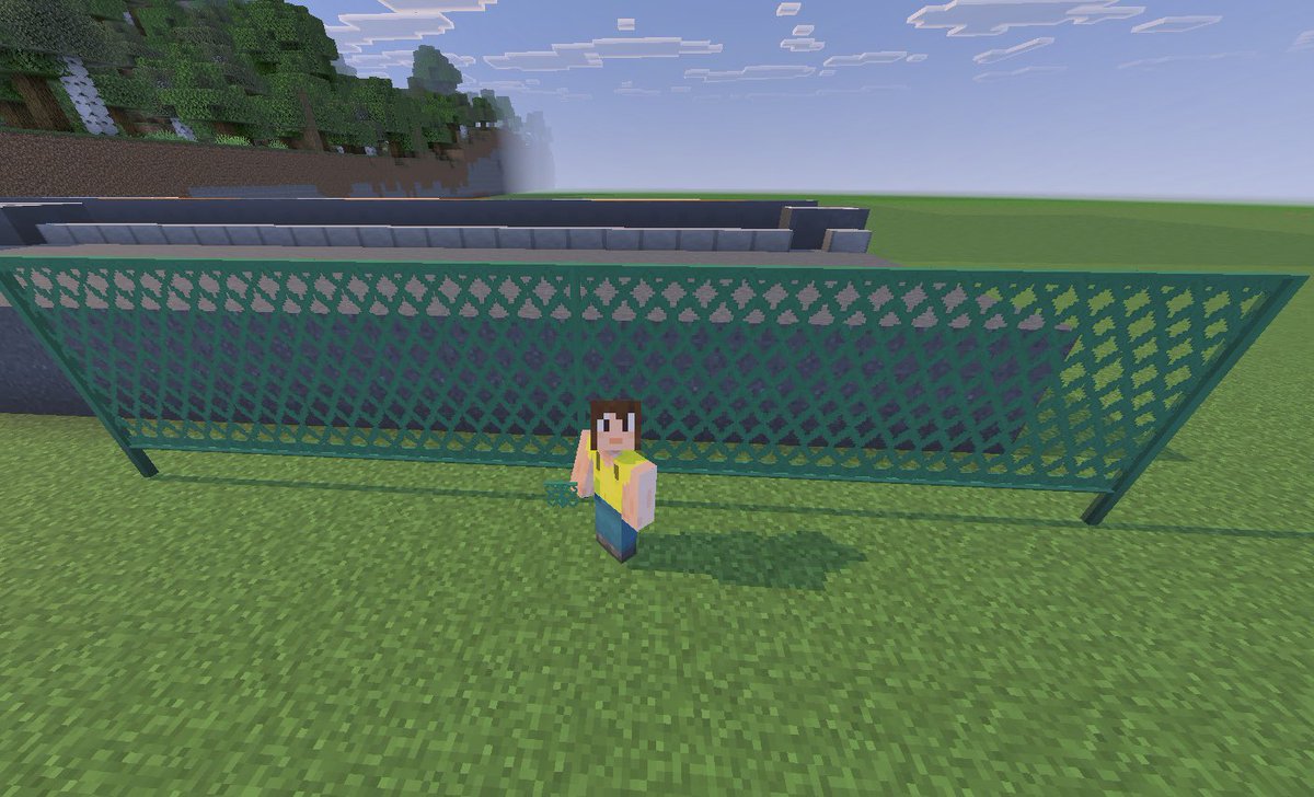 マイクラでアドオン制作にどはまりして色々作ってます
今日はフェンスが完成しました✨
#マイクラ #Minecraft #アドオン