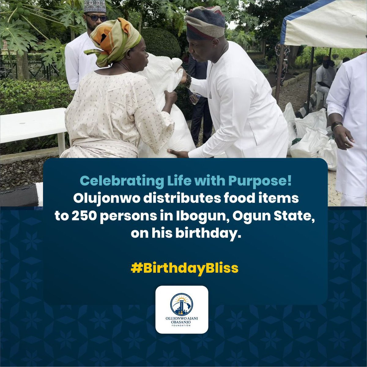 Olujonwo Obasanjo Foundation tweet media