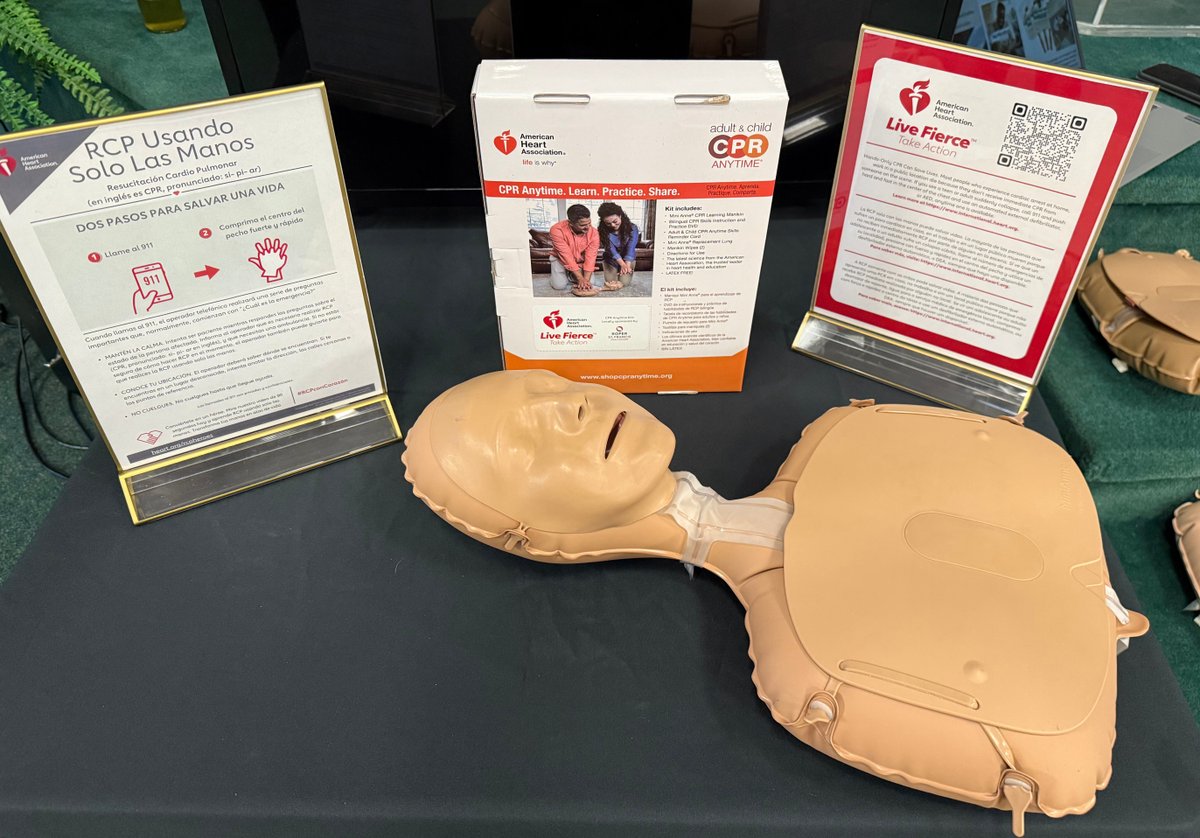 Through Heroes Saving Hearts, we recently joined Embrace All Latino Voices for a Hands-Only CPR demonstration in Moncks Corner. Thanks to support from  <a href="/RoperStFrancis/">Roper St. Francis Healthcare</a>, attendees received a CPR Anytime kit. 

Learn more: spr.ly/60124YugC | spr.ly/60154Yu9B