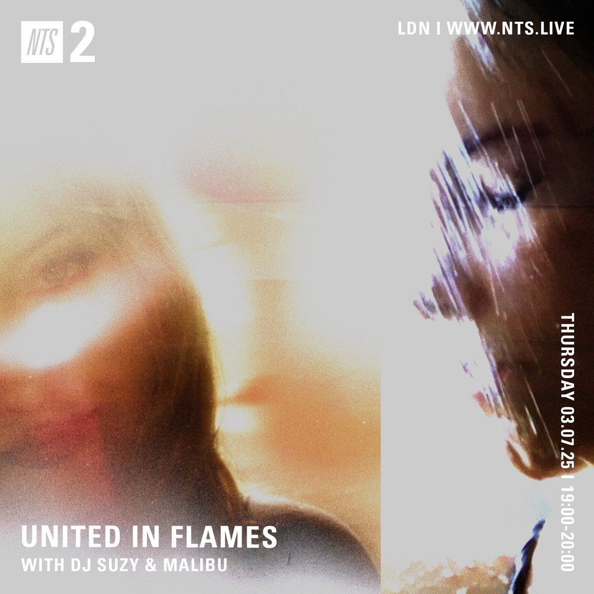 mmmmalibu's tweet image. tomorrow new episode of #unitedinflames on @NTSlive CH2 - 7PM (UK time)
with guest dj suzy, for an hour of summer chillout bliss 🇸🇪🫂🇫🇷