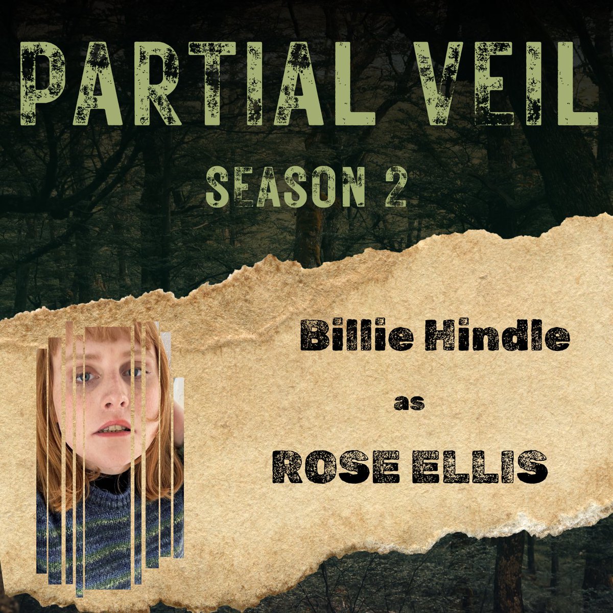 Partial Veil (@partialveilad) on Twitter photo We are absolutely thrilled to welcome back <a href="/BillieLHindle/">Billie Lauren Hindle 👁️🎭</a> to the Partial Veil season 2 cast! She reprises her role as Rose Ellis and joins our main ensemble cast! 🌳🖤🍄🖤🌳
#audiodrama #fictionpodcast #thriller #indiepodcast #indieproduction #horror #folkhorror We are absolutely thrilled to welcome back <a href="/BillieLHindle/">Billie Lauren Hindle 👁️🎭</a> to the Partial Veil season 2 cast! She reprises her role as Rose Ellis and joins our main ensemble cast! 🌳🖤🍄🖤🌳
#audiodrama #fictionpodcast #thriller #indiepodcast #indieproduction #horror #folkhorror