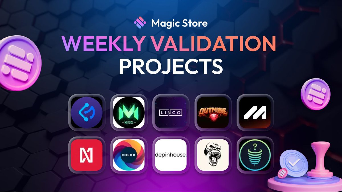 Magic Store (@magicstoreweb3) on Twitter photo New projects just cleared validation and landed on the Magic Store. Time to give them a warm welcome! ๐งโจ
โ
<a href="/Evon_AI/">EvonAI</a>
โ
<a href="/MokokoStudio/">MokokoStudio</a>
โ
<a href="/Lingocoins/">Lingo</a>
โ
<a href="/playoutmine/">Outmine</a>
โ
<a href="/mintpark_io/">Mint Park</a>
โ
<a href="/ainx_io/">AINX</a>
โ
<a href="/rgbclash_xyz/">Color</a>
โ
<a href="/depinhouse/">depinhouse.</a>
โ
<a href="/SenditMarkets/">Sendit</a>
โ
<a href="/KebAppCoin/">KebApp Coin</a>
Ready to see what New projects just cleared validation and landed on the Magic Store. Time to give them a warm welcome! ๐งโจ
โ
<a href="/Evon_AI/">EvonAI</a>
โ
<a href="/MokokoStudio/">MokokoStudio</a>
โ
<a href="/Lingocoins/">Lingo</a>
โ
<a href="/playoutmine/">Outmine</a>
โ
<a href="/mintpark_io/">Mint Park</a>
โ
<a href="/ainx_io/">AINX</a>
โ
<a href="/rgbclash_xyz/">Color</a>
โ
<a href="/depinhouse/">depinhouse.</a>
โ
<a href="/SenditMarkets/">Sendit</a>
โ
<a href="/KebAppCoin/">KebApp Coin</a>
Ready to see what