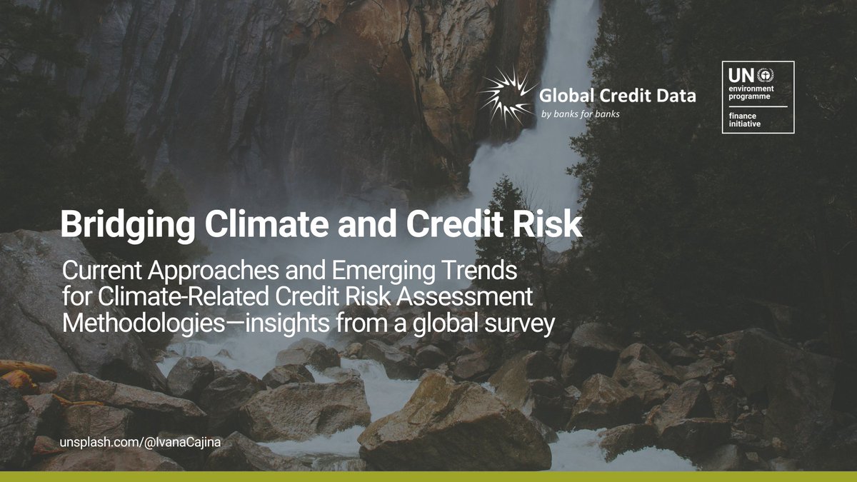 UNEP Finance Initiative (UNEP FI) (@unep_fi) on Twitter photo What’s next for climate-related #CreditRisk? Our new report reveals where banks are making strides—and where gaps remain. From data quality to scenario analysis, the insights help move from awareness to action. #SustainableFinance
📥 Download the report: ow.ly/f90750Wjvup What’s next for climate-related #CreditRisk? Our new report reveals where banks are making strides—and where gaps remain. From data quality to scenario analysis, the insights help move from awareness to action. #SustainableFinance
📥 Download the report: ow.ly/f90750Wjvup