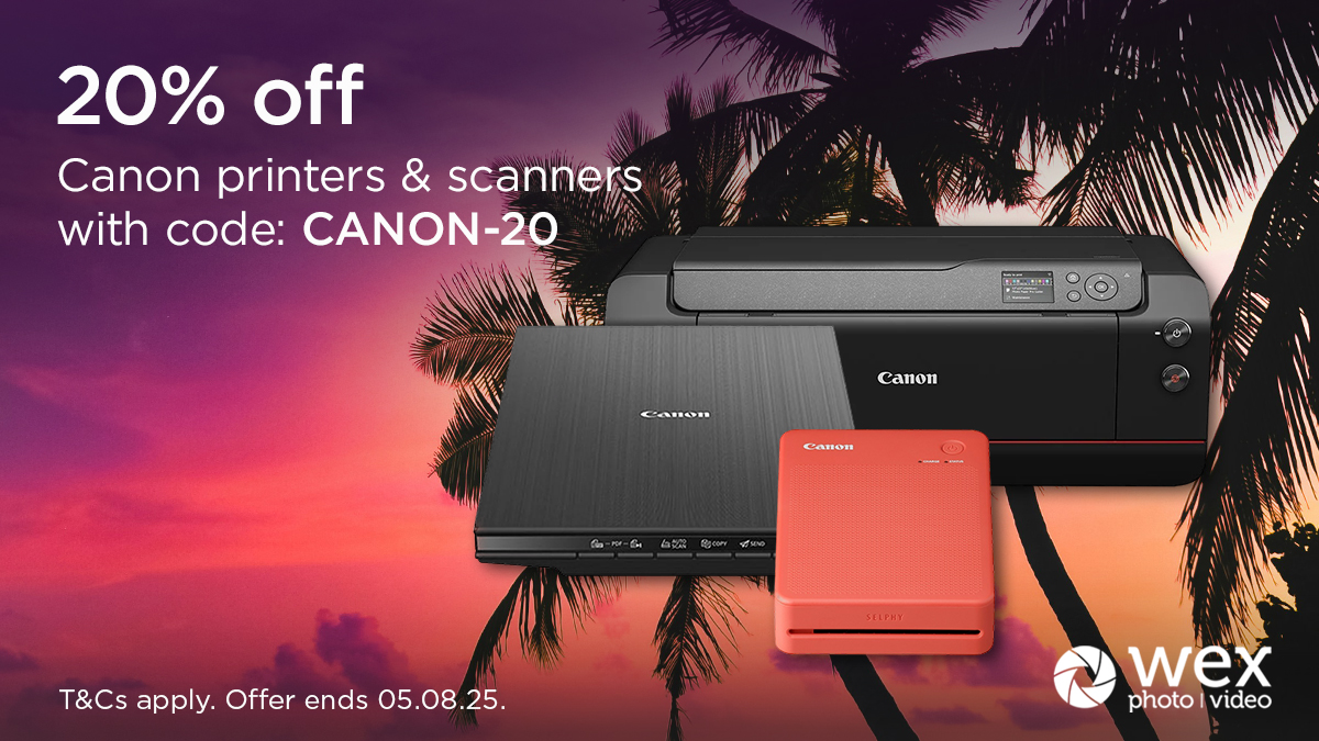 Save 20% on selected #Canon printers and scanners — essential tools whether you're a #photographer, #illustrator, or traditional #artist looking to scale and showcase your work.

Shop now: bit.ly/46pDw4i