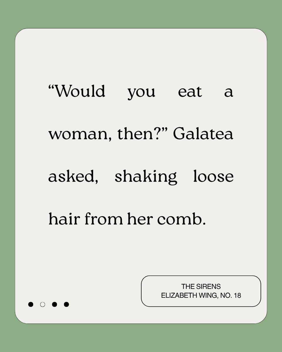 MudRoomMag's tweet image. New party question just dropped by Elizabeth Wing in her piece “The Sirens.” Read the full (incredible) story on our website, along with the rest of Issue 18.