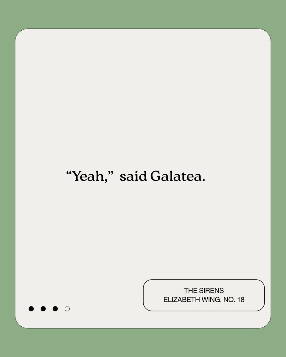 MudRoomMag's tweet image. New party question just dropped by Elizabeth Wing in her piece “The Sirens.” Read the full (incredible) story on our website, along with the rest of Issue 18.