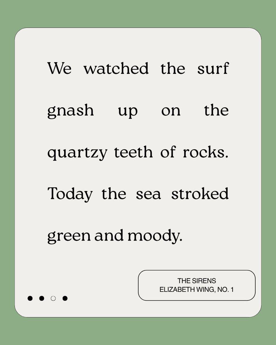 MudRoomMag's tweet image. New party question just dropped by Elizabeth Wing in her piece “The Sirens.” Read the full (incredible) story on our website, along with the rest of Issue 18.