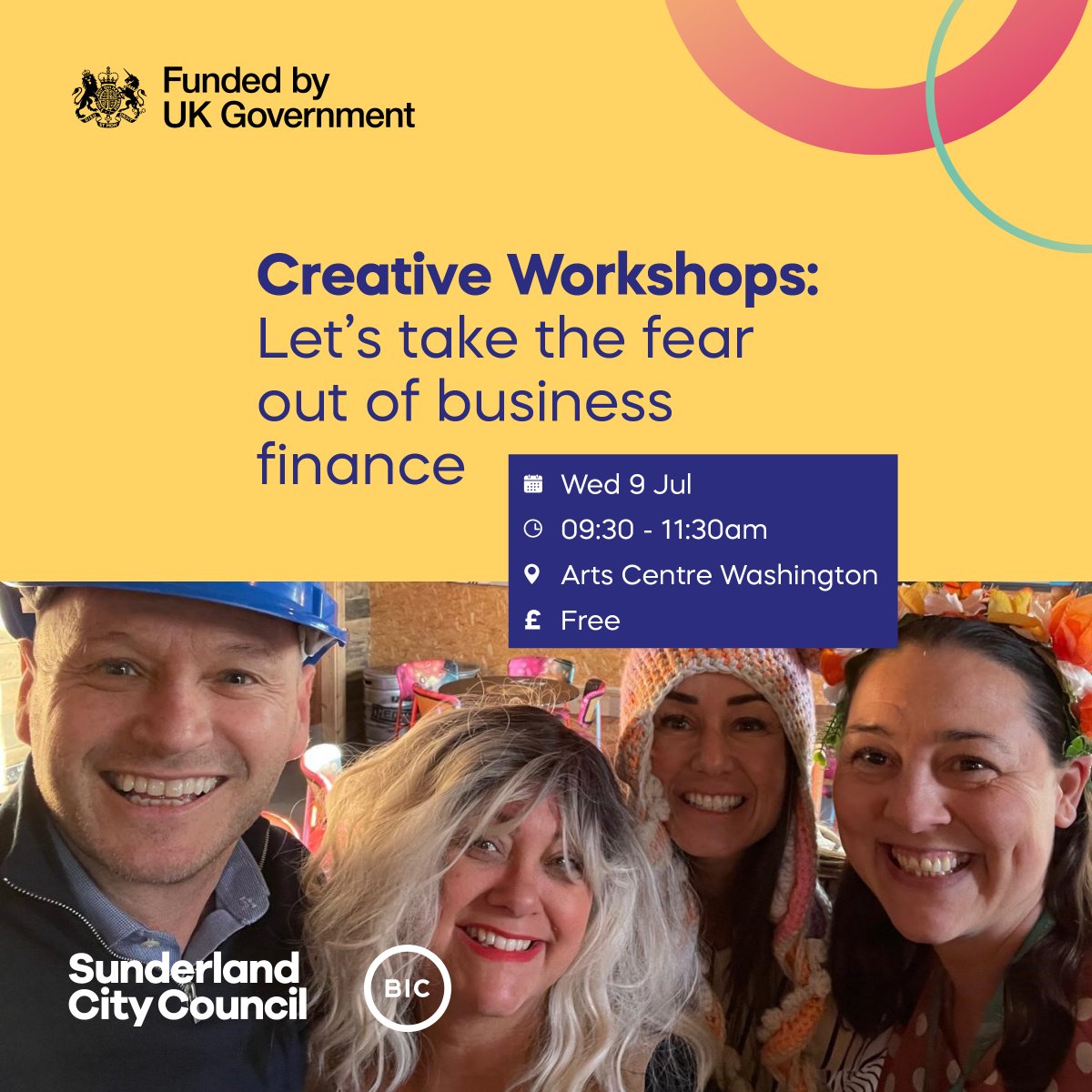 Got a creative skill you’d love to turn into something more, but the finance side puts you off? 💭

This free, relaxed workshop will help take the fear out of business finance – no idea or plan needed, just passion. 🎨

ne-bic.co.uk/events/creativ…

#UKSPF