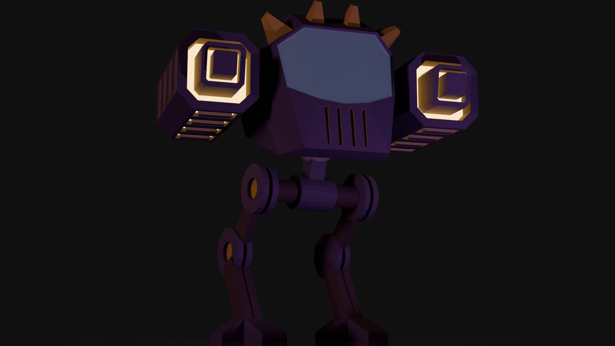 UnemployedChikn's tweet photo. Without further ado, heres the mech I created and painted in #blender 😎 How did I do?
.
#blendercommunity #gaming #gamedev #indiegamedev #videogaming #3d #art #gameart #indiegame #indiedev #gamedevelopment #videogame #digitalart #3dart #animation #FullTimeGameDev #RoadToFullTime https://t.co/GG4PP6MBOD