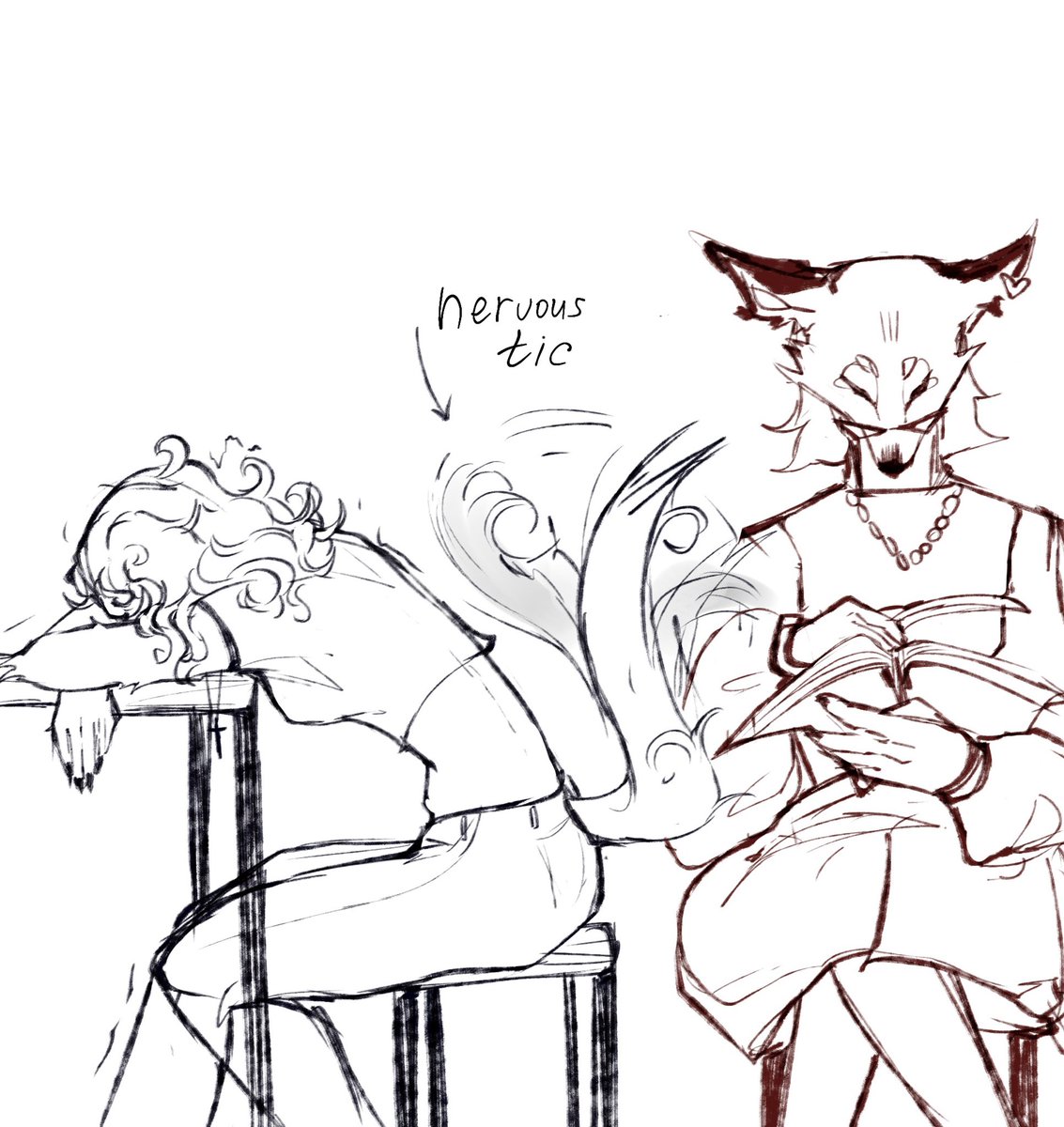 stpdleroy's tweet photo. i drew myself and my buddies as furries https://t.co/yrePI3o6wL