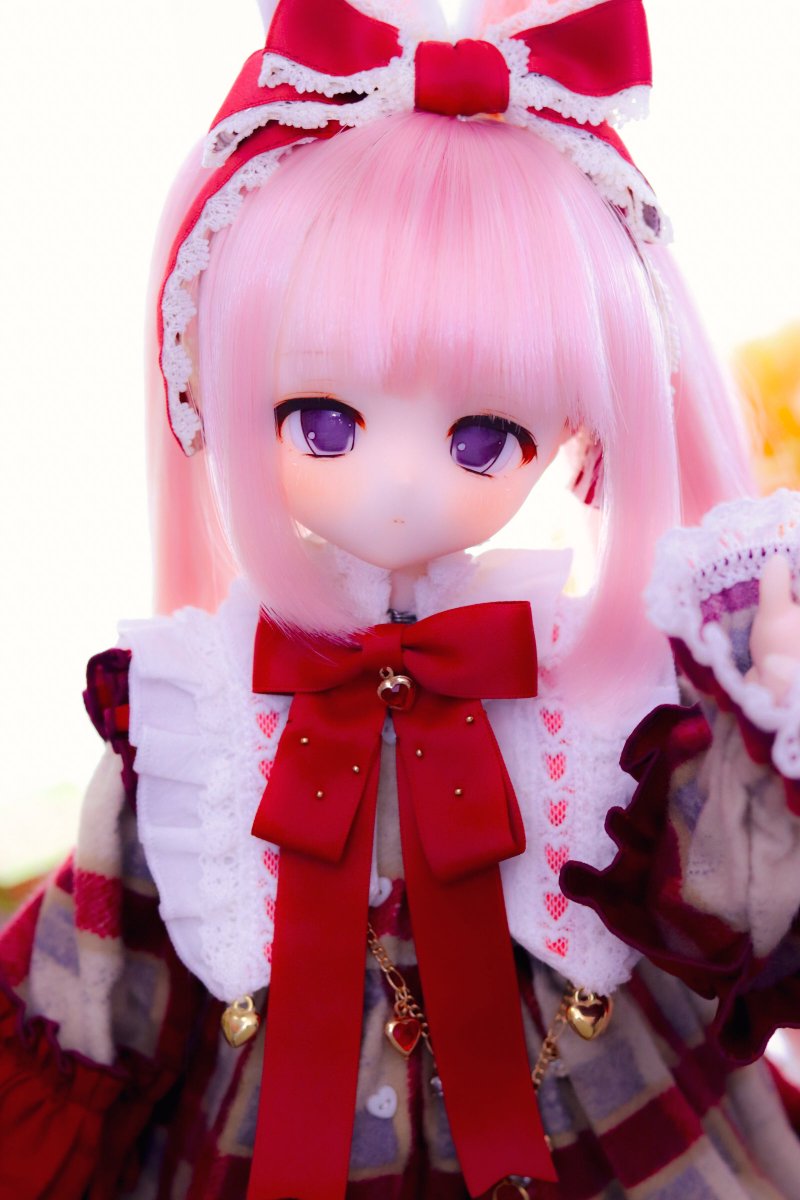 ふにゃ研2でついにふにゃほわっ子お迎えできました💕🥰
名前はアデルちゃんです( ´,,•ω•,,`)♡
ぽやぽやで、おっとりのんびりしてそうなところが可愛い💕
 #ふにゃほわっ子 #ふにゃほわ服