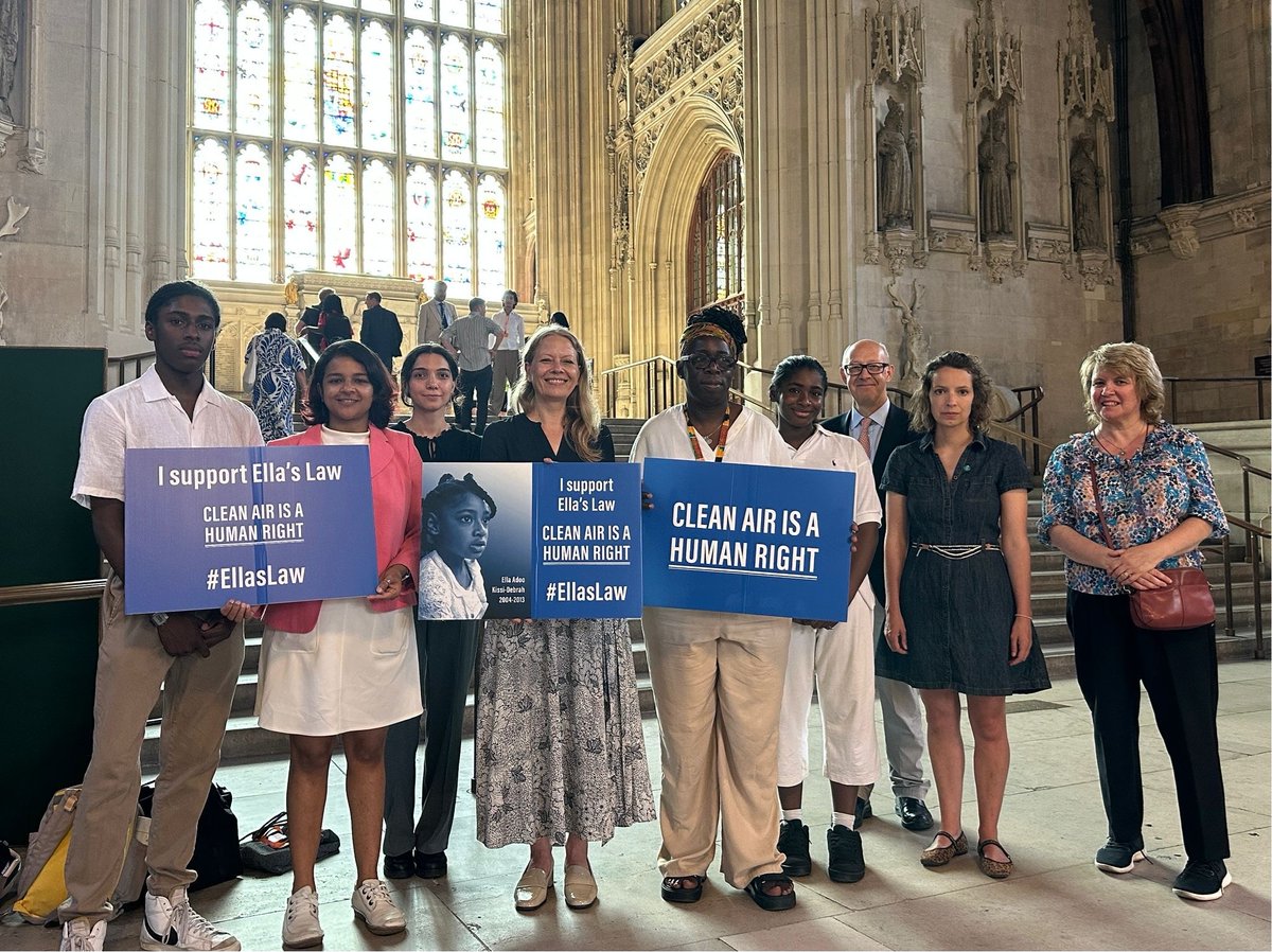 Asthma + Lung UK (@asthmalunguk) on Twitter photo Yesterday we were in Parliament alongside the <a href="/EllaRobertaFdn/">Rosamund Adoo-KD CBE FBSA</a>, <a href="/MumsForLungs/">Mums For Lungs</a> and Clean Air in London to witness <a href="/sianberry/">Sian Berry</a> re-introducing the Clean Air Bill, known as Ella's Law. The Bill would bring UK clean air targets in line with World Health Organization guidelines. Yesterday we were in Parliament alongside the <a href="/EllaRobertaFdn/">Rosamund Adoo-KD CBE FBSA</a>, <a href="/MumsForLungs/">Mums For Lungs</a> and Clean Air in London to witness <a href="/sianberry/">Sian Berry</a> re-introducing the Clean Air Bill, known as Ella's Law. The Bill would bring UK clean air targets in line with World Health Organization guidelines.