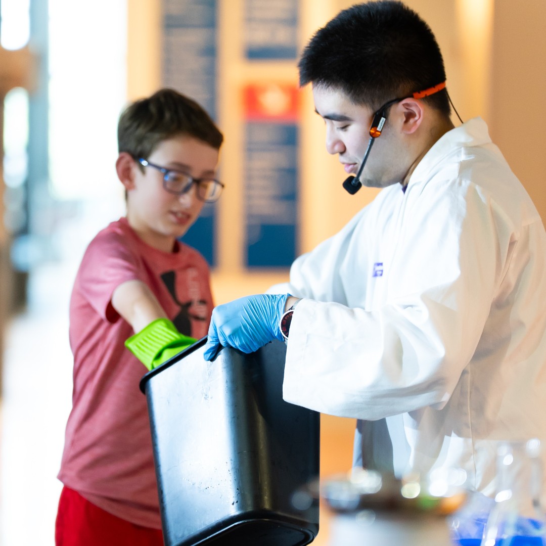 Yuck! 

In honor of our Grossology exhibition, our daily live science shows are diving deeper into the weird, wild world of the human body. Explore voluntary and involuntary bodily functions and see what’s really going on inside us in Dose of Gross 🧪