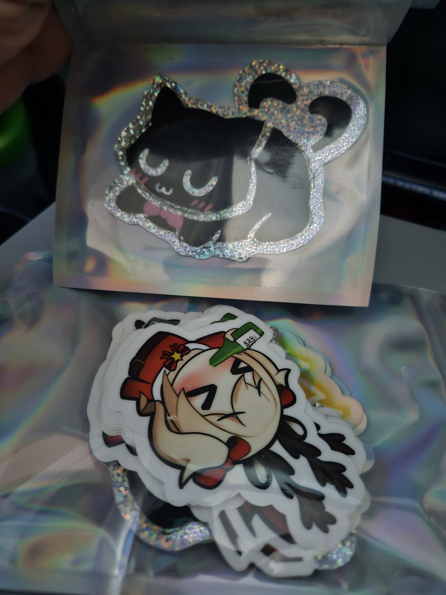 I found my stickers from last year I didn't get a chance to hand out. If you meet me at AX come say Hi and get one! ☺️