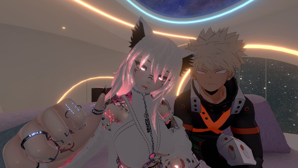 me and <a href="/akikenji_/">Aki 🐻🍂 ENG/MY</a> she is become bakugo