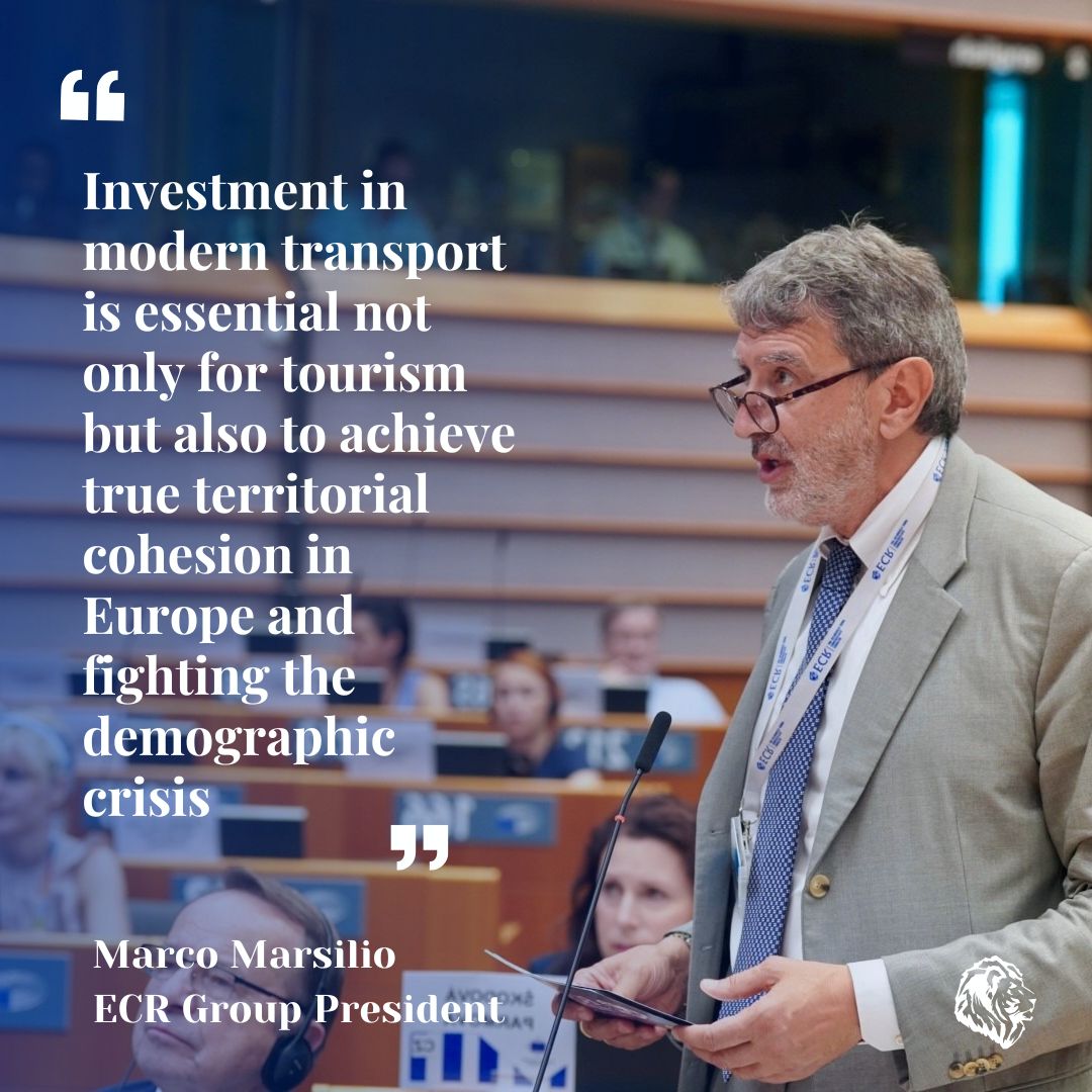 "Transport and tourism are strictly intertwined. The ECR Group is therefore looking forward to seeing the principle of technological neutrality at the core of the CO2 emissions' regulation revision"

🗣️ ECR President <a href="/marcomarsilio/">Marco Marsilio</a> during <a href="/EU_CoR/">European Committee of the Regions</a> debate on sustainable tourism