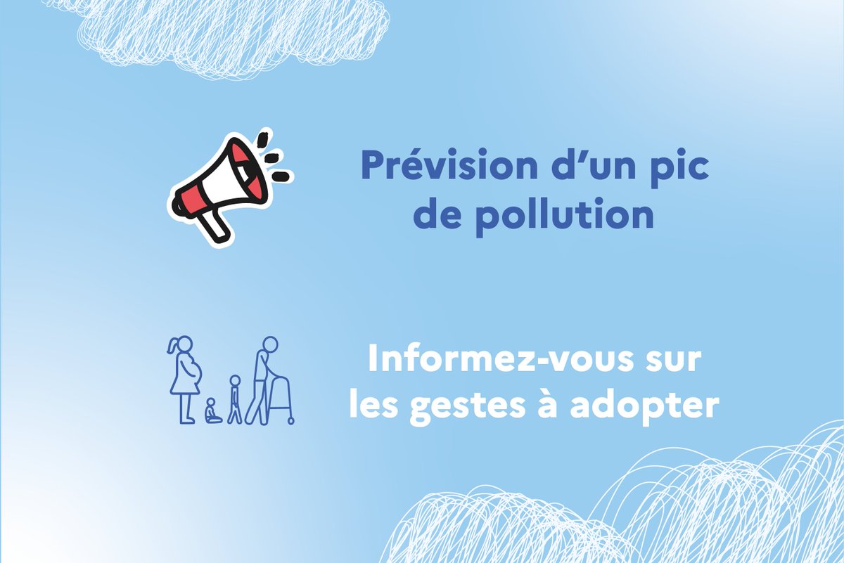 ❗Pic de pollution à l’ozone aujourd’hui mercredi 2 juillet  

🏥 Vigilance santé : limitez les activités physiques intenses, évitez les sorties l’après-midi 
Plus d'infos : strasbourg.eu/-/pollution-oz…
#Strasbourg #pollution #picozone