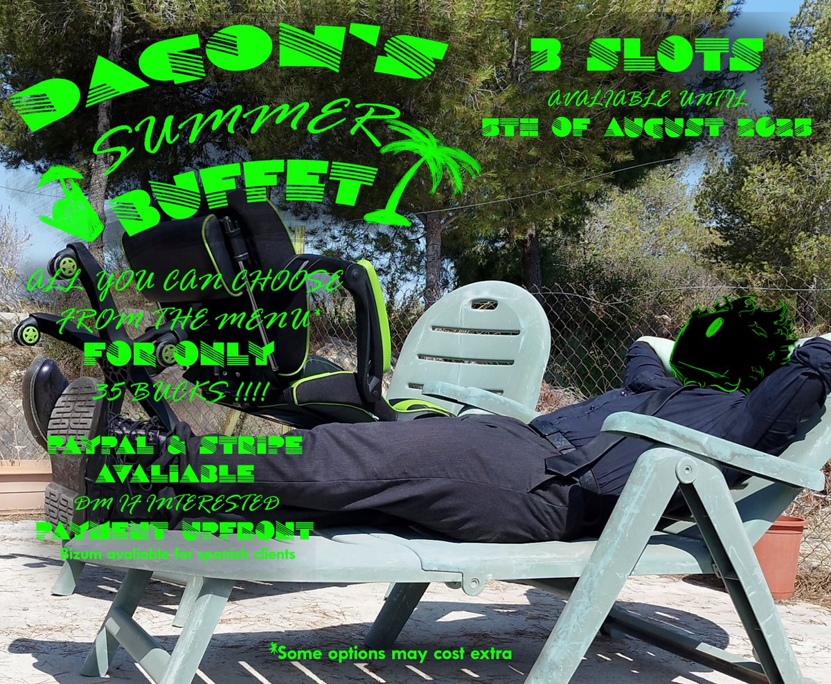 DagonFTDeep's tweet image. SUMMER IS HERE AND WITH IT, ANOTHER ONE OF OUR DELICIOUS SALES!🏖️🍉
🌴Until the 5th of August we have 3 SLOTS OF EVERYTHING YOU CAN ORDER AVALIABLE
🌴35€ EUR each slot no matter what you choose
🌴DM for more information if interested✌️
*Instructions below
| #Commissionsopen |