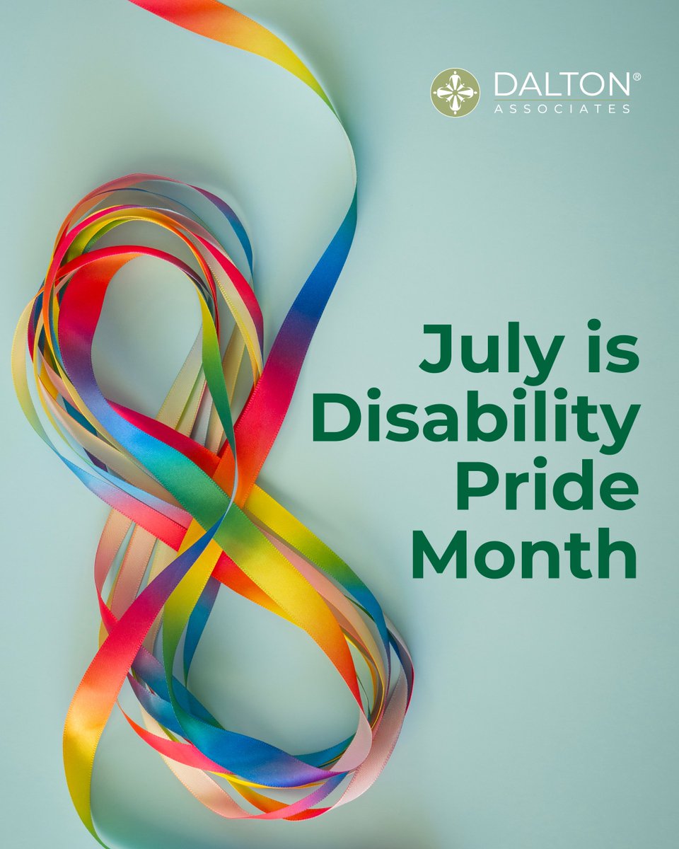 Dalton Associates (@daltonassociate) on Twitter photo At Dalton Associates, we recognize and celebrate the strength, resilience, and contributions of people with disabilities.
Disability Pride Month is a time to honour the diverse experiences of individuals living with disabilities while also continuing to challenge stigma and At Dalton Associates, we recognize and celebrate the strength, resilience, and contributions of people with disabilities.
Disability Pride Month is a time to honour the diverse experiences of individuals living with disabilities while also continuing to challenge stigma and