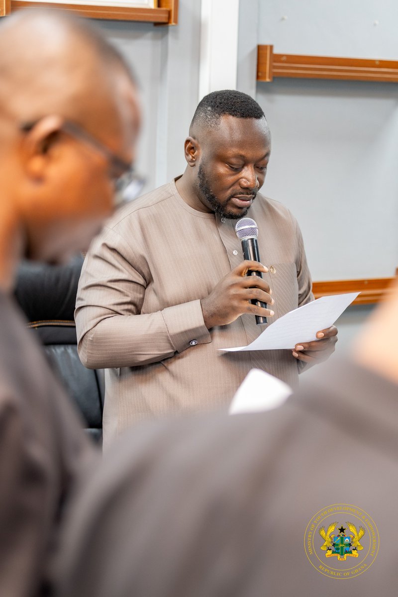georgeoaddo's tweet image. On Monday, June 30th, on behalf of His Excellency President John Dramani Mahama, I swore in the board of the National Entrepreneurship and Innovation Programme (NEIP) at the Ministry of Youth Development and Empowerment. I urged the members of the newly formed board to be…