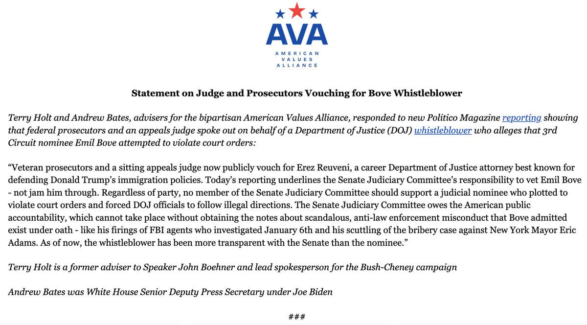 American Values Alliance tweet media