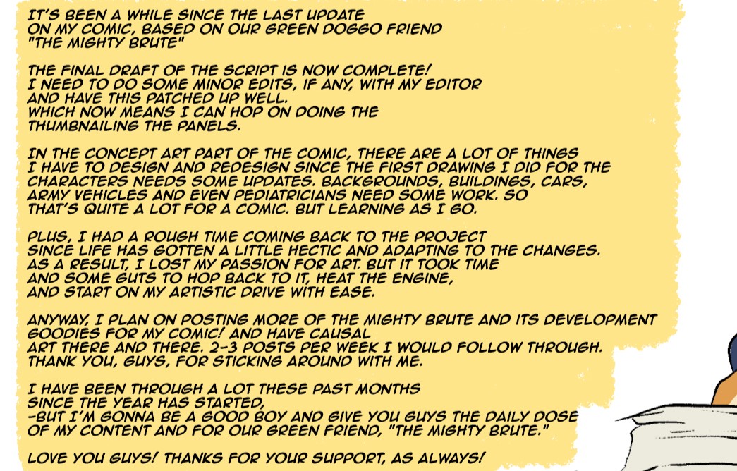 meza0411's tweet image. It has been a while since I last posted an update on my project.  Feel free to comment below on my comic, my art in general, or say what&apos;s up! Thank you!