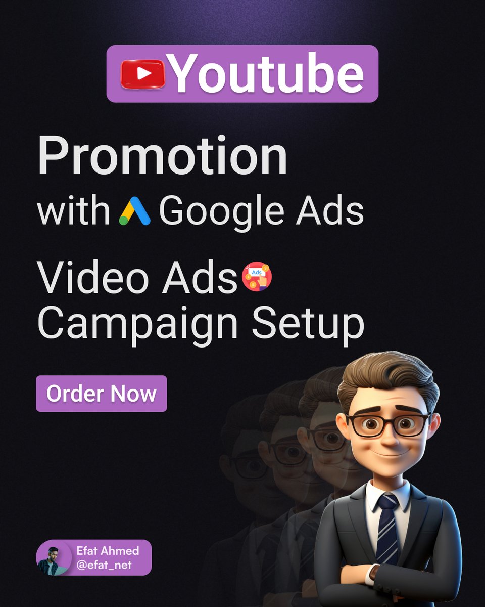efat_com's tweet photo. Boost Your YouTube Channel with Google Ads, Video Campaign Setup Available!

Want to grow your YouTube channel with real, targeted viewers...See more https://t.co/HcneC6HgBD
 
#youtubepromotion #GoogleAdsExpert #videomarketing #youtubegrowth #youtubeads #googleadscampaign https://t.co/urBr9oGbCh