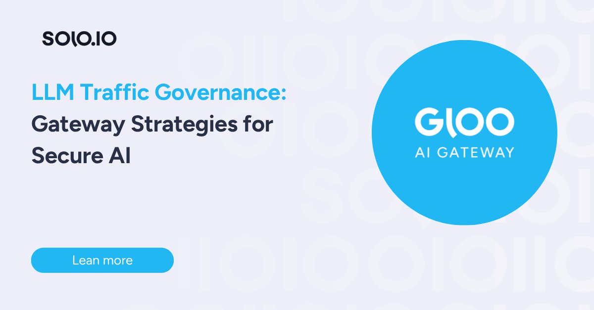 Centralized API gateways = lower risk, simpler compliance, better LL
M governance.
Future-proof your AI &amp; legacy systems—reduce ops overhead by 40%!
See how: solo.io/topics/ai-gate…
#AI #APIGateway #CloudNative #Compliance #LL
M #DevOps