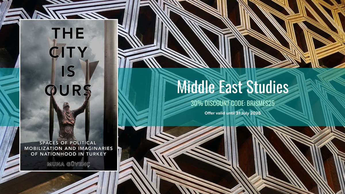 THE CITY IS OURS accounts how urban politics mediated the rise of Kurdish nationhood and mobilization in Diyarbakır, Turkey.

Find copies at the MNG-UP #BRISMES2025 stand or online:
combinedacademic.co.uk/brismes-2025/#…
<a href="/OfficialBrismes/">BRISMES</a> <a href="/CornellPress/">Cornell University Press</a>