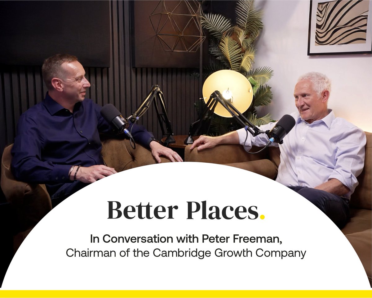 ConcilioComms's tweet image. New Better Places podcast episode: A Vision for Cambridge

Peter Freeman, Chair of the Cambridge Growth Company, joins our Managing Director, Nick Dines, to outline how Cambridge can lead the way in infrastructure-first, inclusive development.

Listen here:…